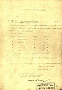 Hlášení o počtu zatčených a udaných účastníků demonstrace, otištěný v Levé frontě