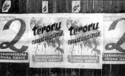 Předvolební plakáty strany lidové v květnu 1946